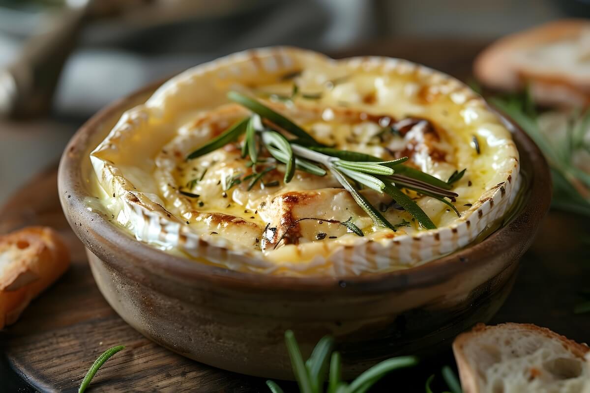 Camembert als Ofenkäse