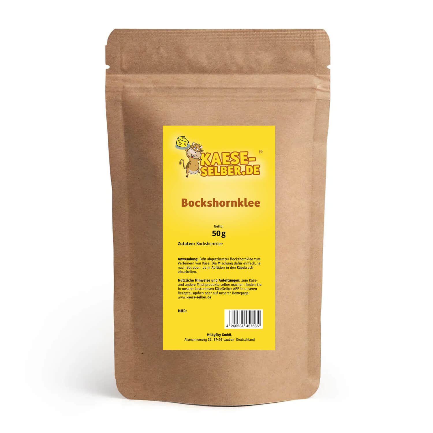 Bockshornklee 50 g - speziell für die Käseherstellung - KAESE-SELBER.DE