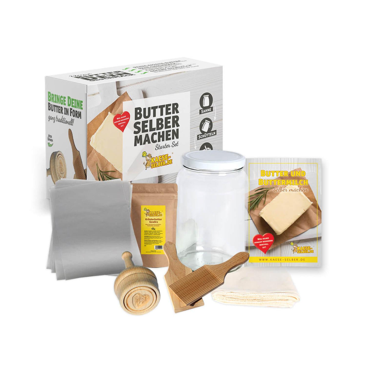 Butter selber machen aus Milch KAESESELBER.DE