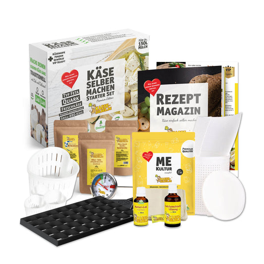 Käse selber machen Starter Set -Premium Edition-