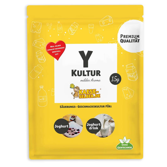 Y Kultur zum Joghurt selber machen (mildes Aroma)