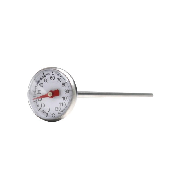 Edelstahl Thermometer 0 - 120 &#176;C (für Käse, Joghurt, Quark)